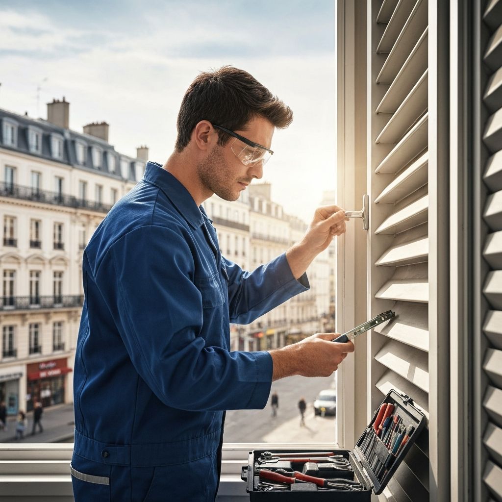 Dépannage volet roulant Lyon 2 Presqu'île - Technicien intervenant dans le 2ème arrondissement