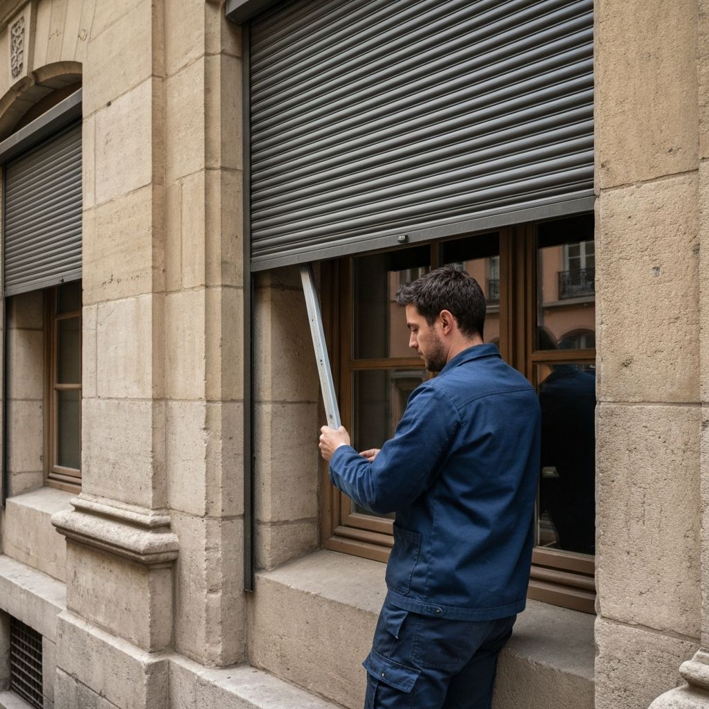 Dépannage volet roulant Lyon 5 Vieux Lyon - Technicien intervenant dans le 5ème arrondissement