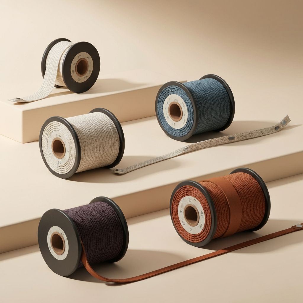 Différents types de sangles pour volet roulant - Largeurs et matériaux variés