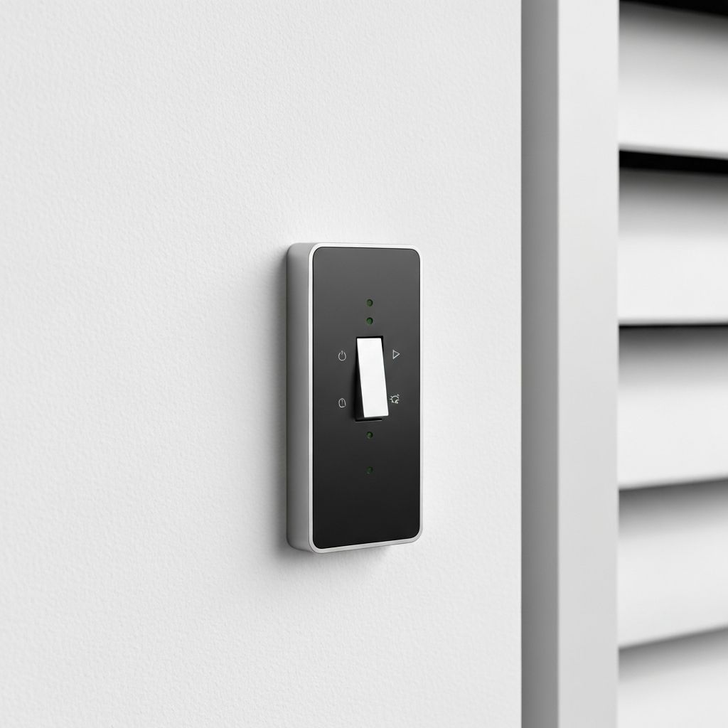 Interrupteur mural pour commande de volet électrique