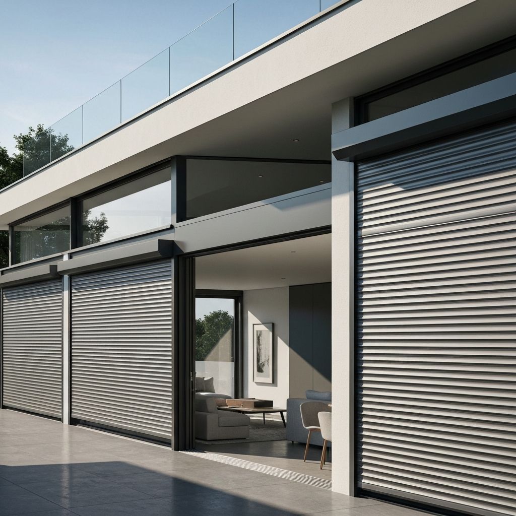 Maison connectée avec volets automatiques pilotés par smartphone à Lyon