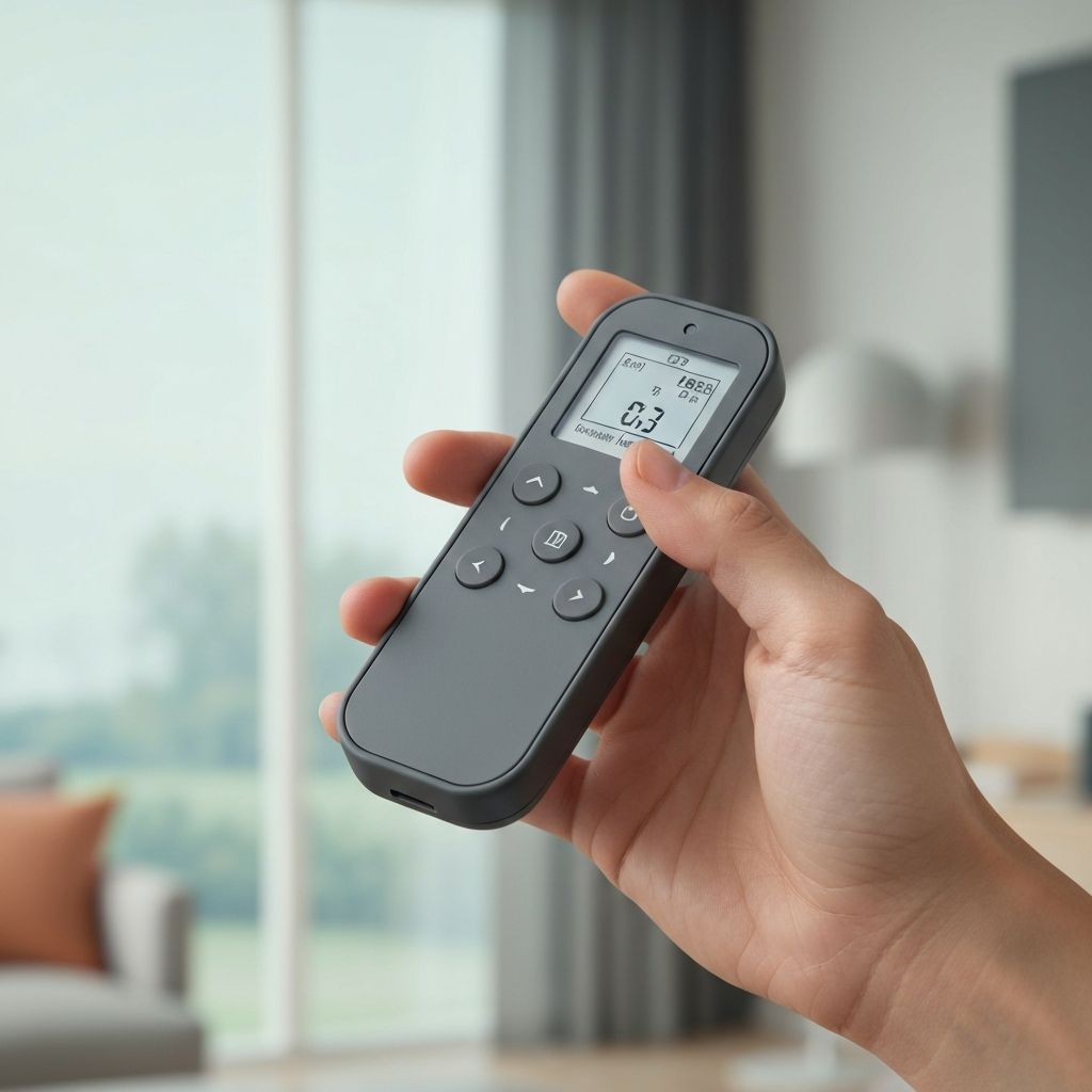 Télécommande pour volet roulant motorisé