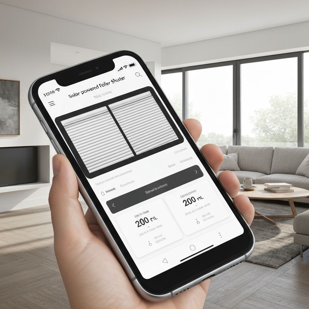 Volet solaire piloté par télécommande et domotique
